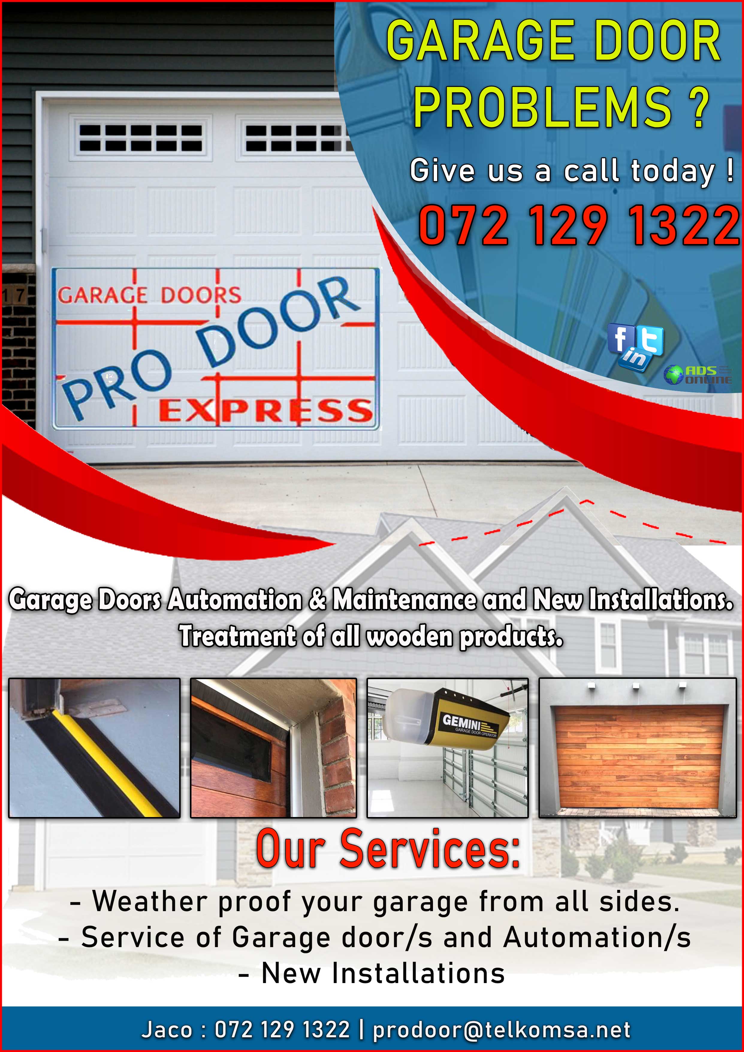  Garage Door Specialists Pretoria for Simple Design