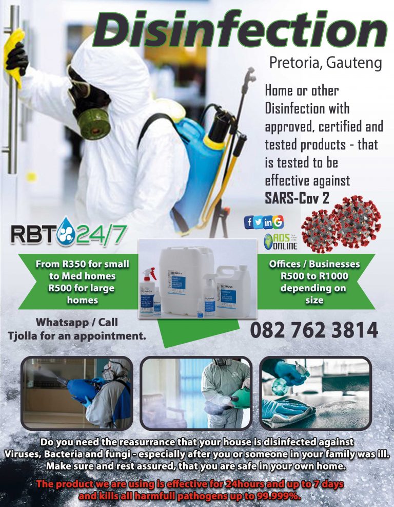 Disinfection Advert 768x987